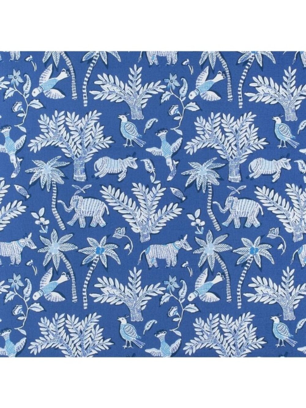 2015 Thibaut Goa Blue 43x27 Discontinued Fabric Designer Luxury Linen Blend
